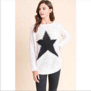 NWT Doe & Rae Boutique Jilly Star Sweater